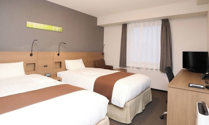 Susukino Hotel | Nonsmoking Deluxe Twin Room | Room only/Sapporo Hokkaidō