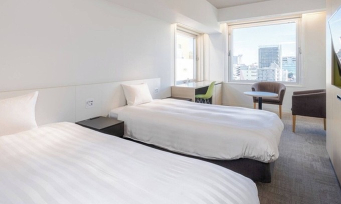 Sendai Hotel | Nonsmoking Deluxe Twin Breakfast included Th/Sendai Miyagi