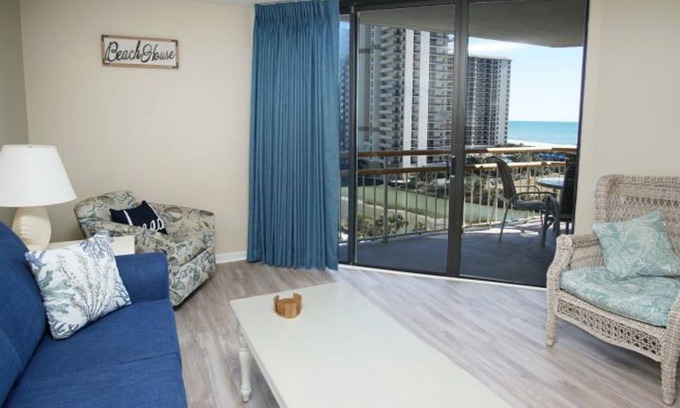 Briarcliffe Acres Apartment | Ocean Creek South DD7-3BR/2BA Oceanfront Condo in Windy Hill