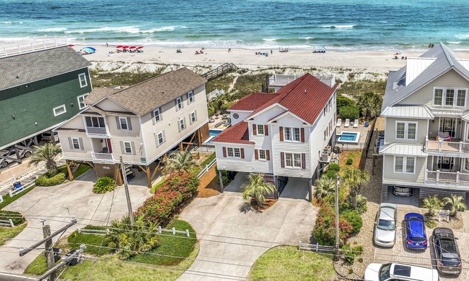 Murrells Inlet House | OCEAN FRONT LUXURY BEACH HOUSE WITH PRIVATE POOL