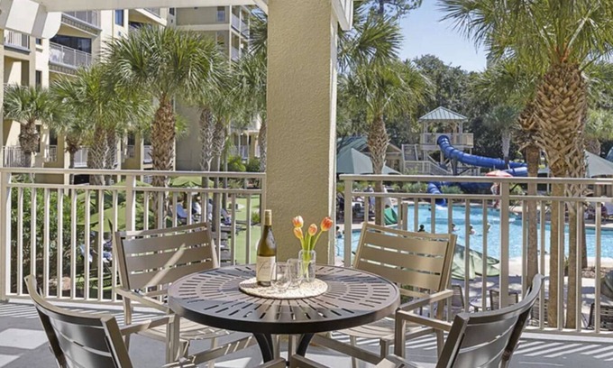 Palmetto Dunes Resort | Ocean side- Mariott's Barony Beach Club-Chairmans Club Resort Access