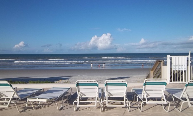 New Smyrna Beach House | Ocean View 2BR 2BA AUGUST SALE! Pick 3 Nights NOW! No Cars Beach, Pickleball+