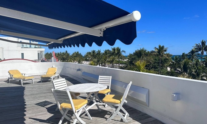 South Pointe Apartment | Ocean view stunning PH terrace on ocean dr 2b 2bath