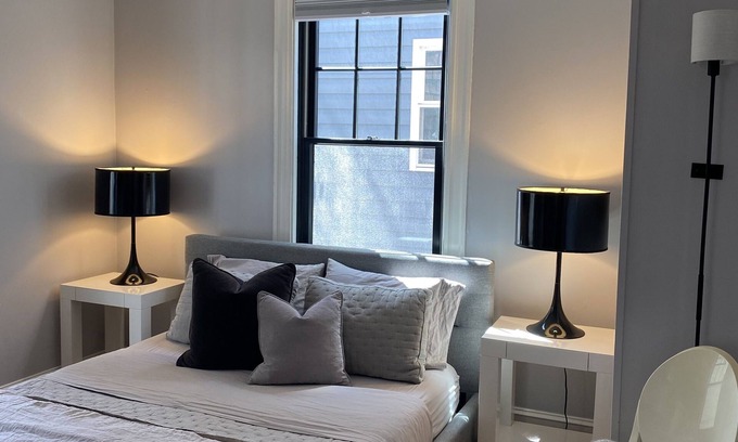 Nahant Apartment | Ocean views from the porch of this cozy private hideaway.