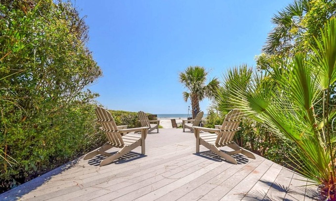 Beach Lagoon House | OCEANFRONT Retreat w Stunning Setback, Gourmet Kitchen, Private Pool, Hot Tub, Screened Patio, Grill