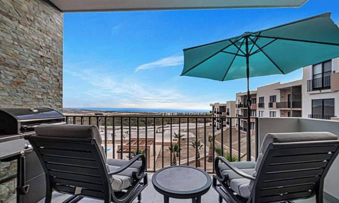Los Cangrejos II y III Condo | OCEANVIEW 2 BR condo with AC, WiFi in enchanting Diamante area Cabo San Lucas!