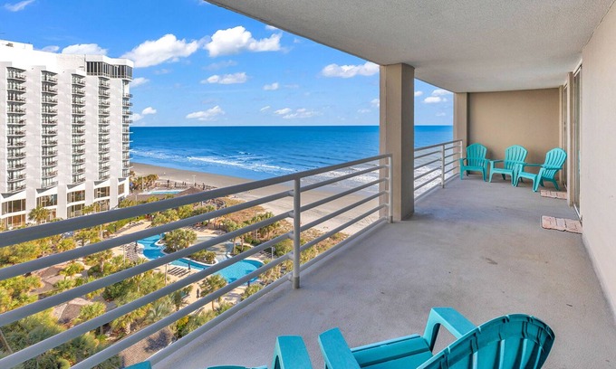 Arcadian Shores Condo | Oceanview 2BR/2BA condo in Kingston Plantation's North Hampton Tower