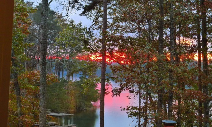 Cumming House | On the LakenLake Living is all about the Lake views, sunsets and the dock!