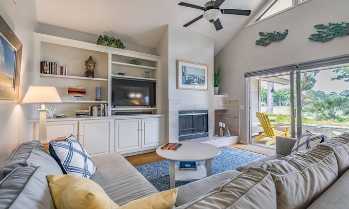 Dataw Island Villa | Once Upon A Tide: Cozy 3b/2b Villa on Dataw with Water Views, Golf and Wifi