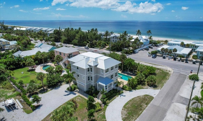 Boca Grande House | One of a Kind 5-Bedroom Private Pool home with million dollar, birds eye view in Boca Grande, FL