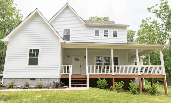Lookout Mountain House | Open concept, peaceful porches, quiet, clean!