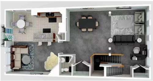 Urbana Apartment | Open Floor Plan, Spa Tub, Fully Stocked Kitchen, King Bed