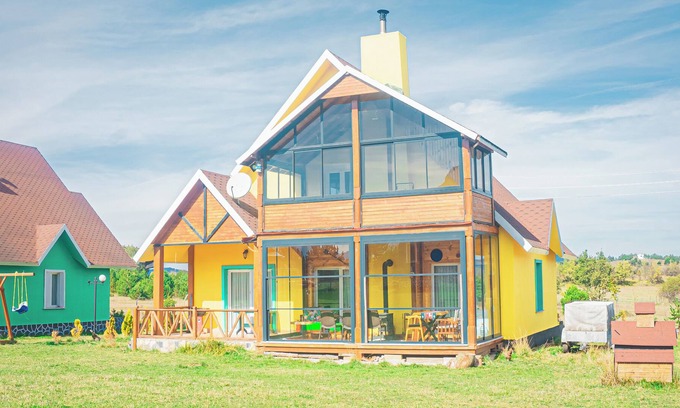 Black Sea Coast Ski Chalet | ormanın içinde merkeze yakın klimalı villa