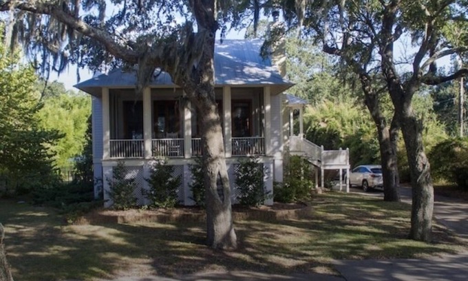 Henderson Point House | Our Beach House with a pool. Beach walks steps away or relax with a beach view.
