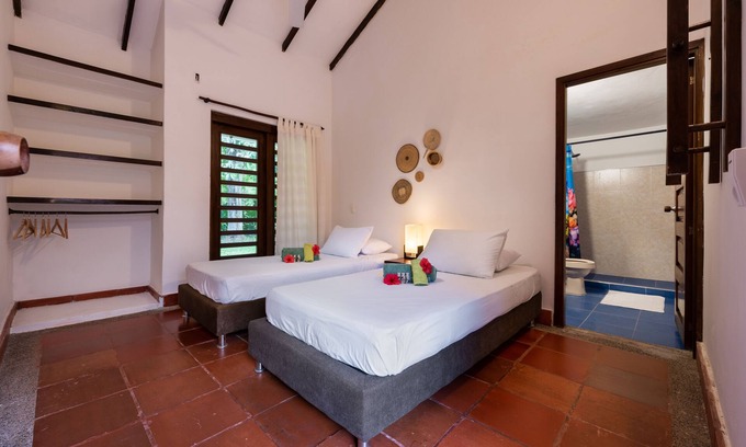 Palomino Cabin | Our Forest lodge consists of 7 rooms, a mandala-style garden