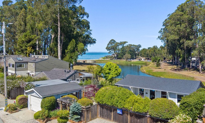 Opal Cliffs Cottage | OUTRAGEOUS VIEWS from this Oceanfront Beach Cottage, just steps to the beach