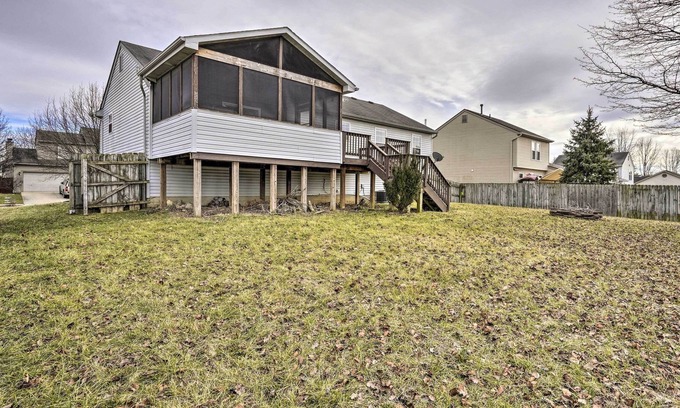 West Columbus House | Outstanding Columbus Retreat w/ Spacious Yard
