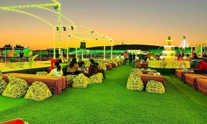 Downtown Dubai Resort | Overnight Camping party event adventure