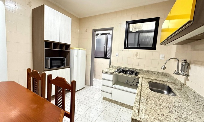 Canto do Forte Apartment | Pé na Areia Canto do Forte VI