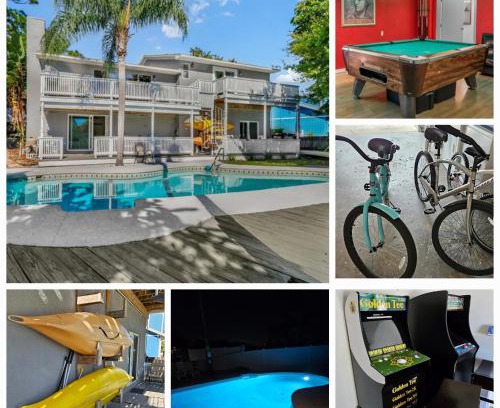 Palm Harbor House | Palm Harbor Waterfront with pool & Game room