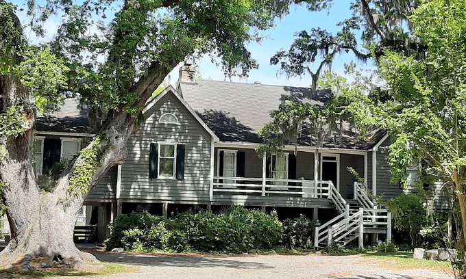 McClellanville House | Palmer's Point with dock on Jeremy Creek