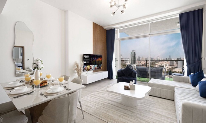Jumeirah Village Circle Apartment | Panoramic City View l Pool | Gym | JVC | Zaya | 1B