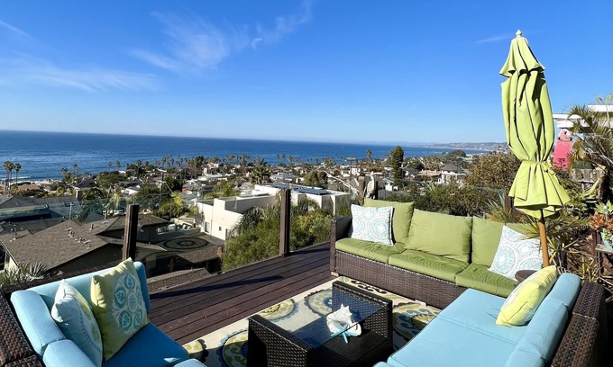 Sunset Cliffs House | Panoramic Ocean View Of Sunset Cliffs-Best View in Point Loma!