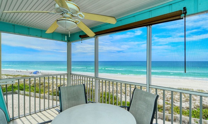 Bradenton Beach Condo | Paradise Awaits! Gulf View! Let the waves lull you to sleep this holiday season!