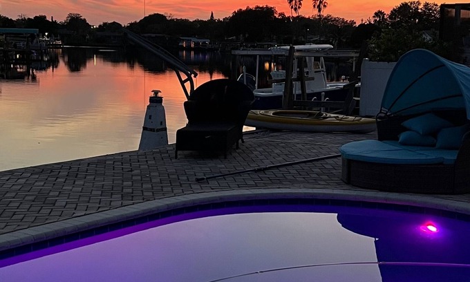 Forest Hills House | Paradise!Canal-River front heated pool house with Gulf ofMexico access.Remodeled