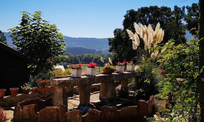 O Rosal House | Paradise in nature - Rustic Accommodations, private grounds and pool with views.