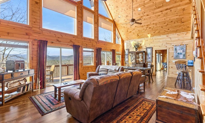 Sautee Nacoochee Cabin | Paradise Retreat - Never Ending Mountain Views