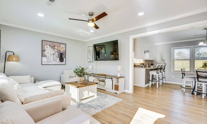 North Charleston House | Patio + Yard: Family Home in North Charleston