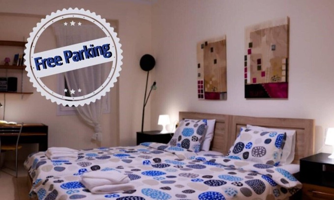Paralia Apartment | Patras Palm Tree, ground detached house with all the household amenities.