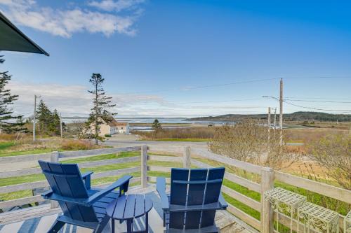 Lubec House | Peaceful Lubec Home with Views Walk to Beach!