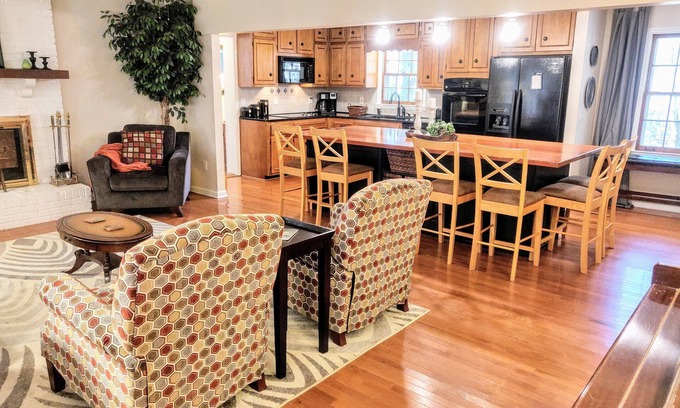 Milton Apartment | Peaceful, Luxurious Apartment in Wooded Milton Home