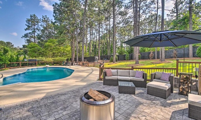 Southern Pines House | Peaceful Southern Pines Home with Pool and Yard!