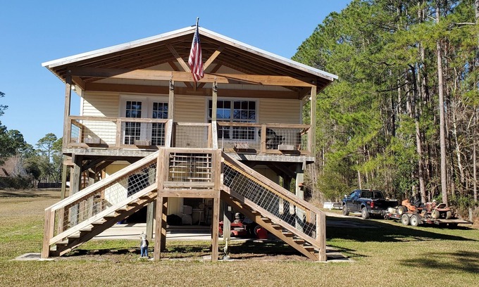 Foley Cottage | Peaceful Waterfront property with private boat ramp