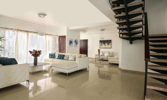 Santiago Province Apartment | Penthouse Oasis in Gated Community w/Hot Tub