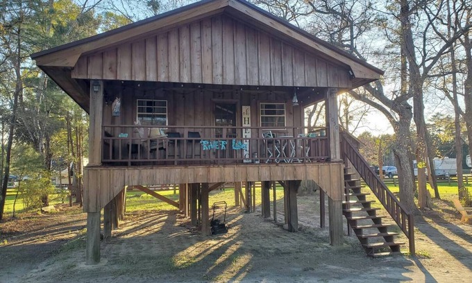 Ash Cabin | Pet Friendly cabin with stunning view of the Waccamaw River