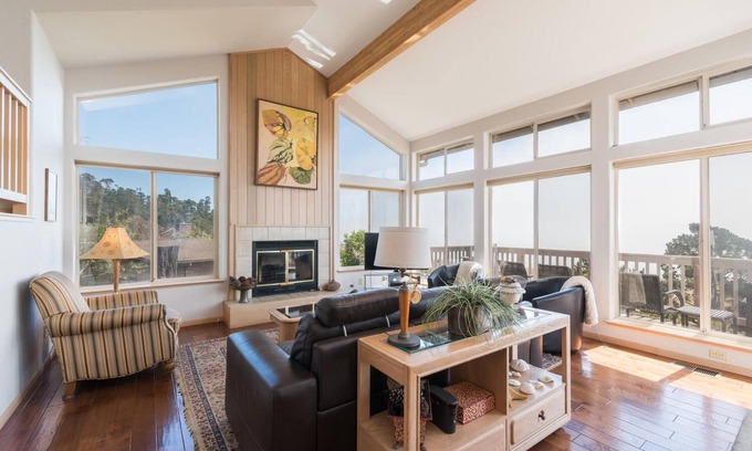 Marine Terrace House | Pet-Friendly Home on Lodge Hill in Cambria Offers the Best Ocean Views!