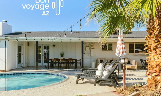 Papago Parkway House | Pet-friendly home w/heated pool, hot tub & games!