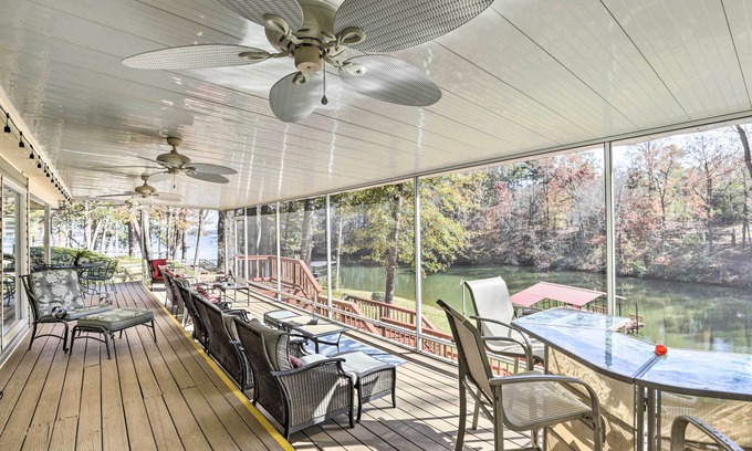 Abbeville House | Pet-Friendly 'Lakeside Retreat' w/Dock!