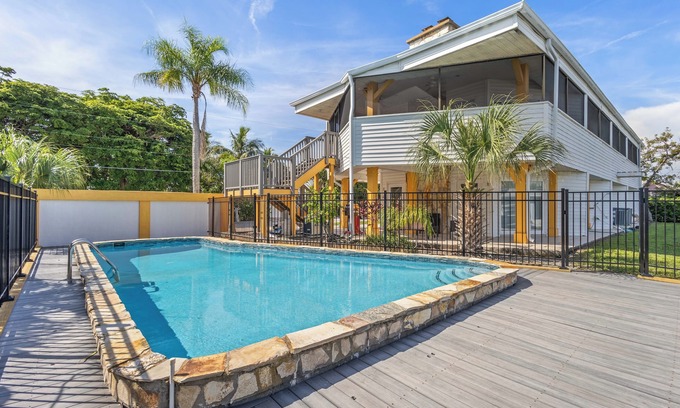 Whitney Beach House | Pet Friendly LBK Home-Space Galore w Pool, Fireplace & Walk to Beach by RVA