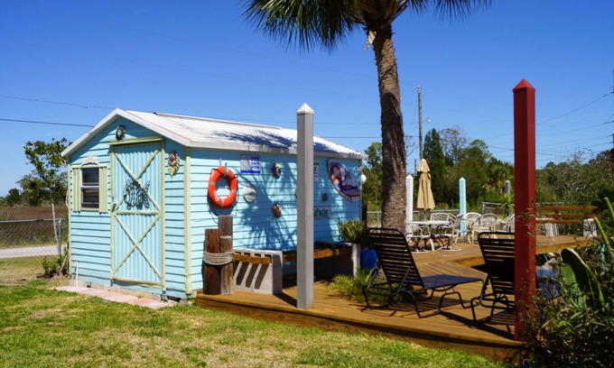 Cape Cay Cottage | Pet friendly Piece of Paradise in Waterfront house w/gulf access & boat ramp