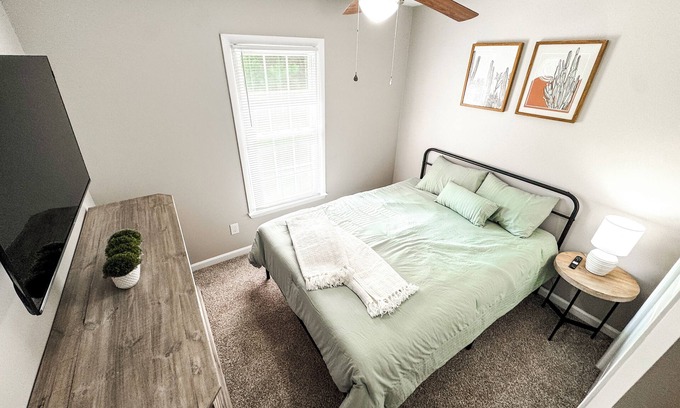 Pine Forest Apartment | Pine Haven: Quiet 2 Bedroom Near Fort Bragg & I-95