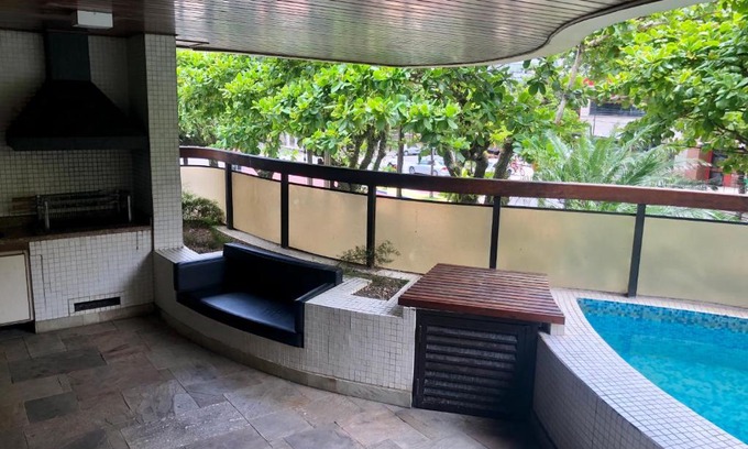 Centro Apartment | Pitangueiras Exclusivo com Piscina na Sacada