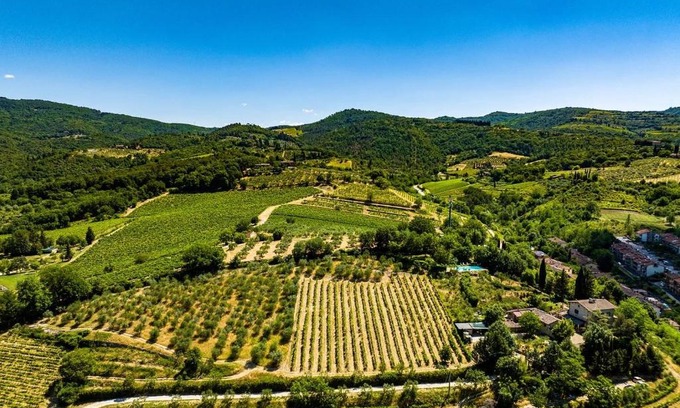 Greve in Chianti House | Podere Campriano Winery Adult only