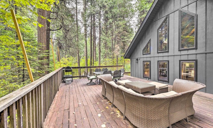 Placerville Cabin | Pollock Pines A-Frame Chalet w/Mod Updates!