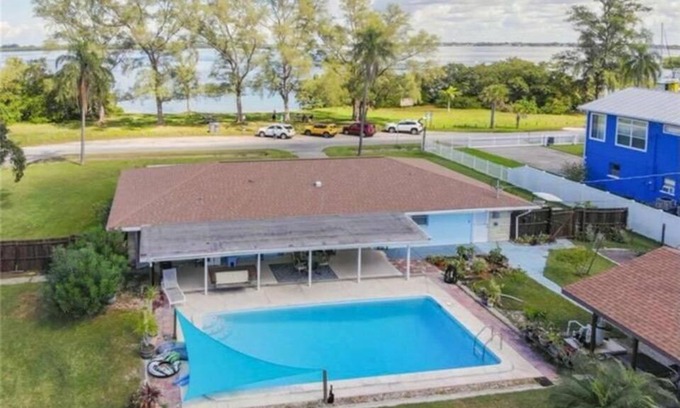 Sunny Shores House | Pool home on the Bay, large private yard near AMI