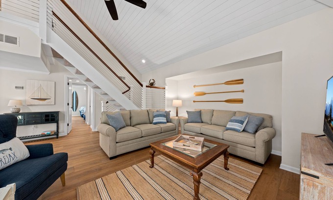 Spinnaker Beachhouses House | Popular Spinnaker Beach House! Close to Beach! Golf Course Views! Pet Friendly! Amenity Cards!